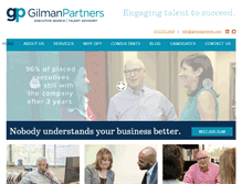 Tablet Screenshot of gilmanpartners.com